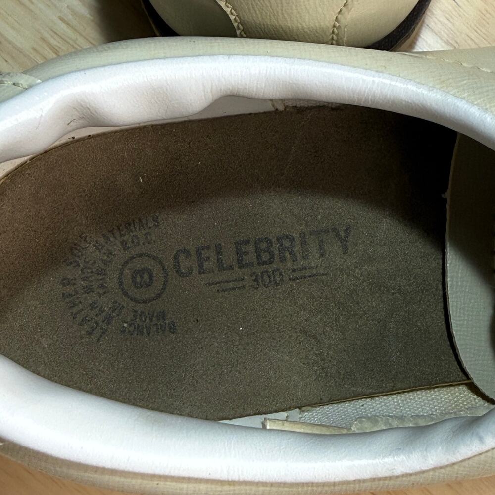 CELEBRITY Bowling Shoes Hipster Beige Leather Women’s Size 8 - Picture 5 of 6